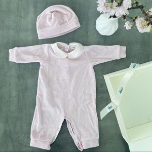 Fendi Baby girl romper set with hat and gift box